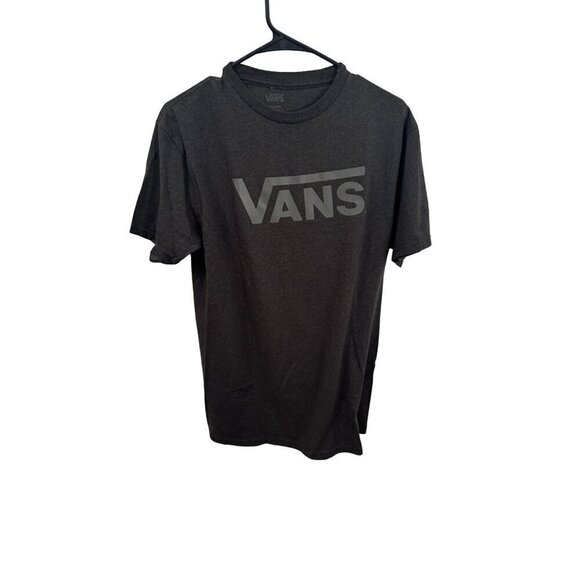 Vans gray logo print shirt size M - Picture 1 of 3